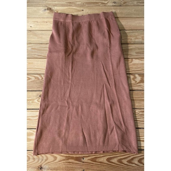 NWT Emberley Perfect Pair Sweater Skirt Large MSRP $39.99 Women’s Pale Brick - Picture 2 of 8
